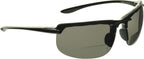proSPORT Bifocal Safety Sunglass Reader Men Women Rimless Wrap Around Sport Cycling Golf Fishing