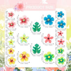 83 PCS Edible Tropical Palm Leaves and Hawaii Flowers Cupcake Toppers Edible Flowers Cupcake Picks Hawaii Theme Cake Decorations for Jungle Theme Birthday Party Wedding Cake Decoration Supplies