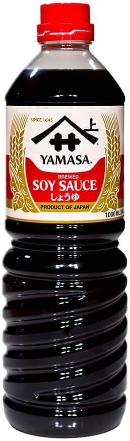 Yamasa Soy Sauce, Naturally Brewed Preservative Free, 34 fl. oz. Japan Imported (Pack of 2)