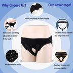 PENINSULA LOVE Hernia Belt for Men Double Inguinal Truss Hernia Support Brace with 2 Removable Compression Pads Adjustable Groin Pain Relief Waist Strap