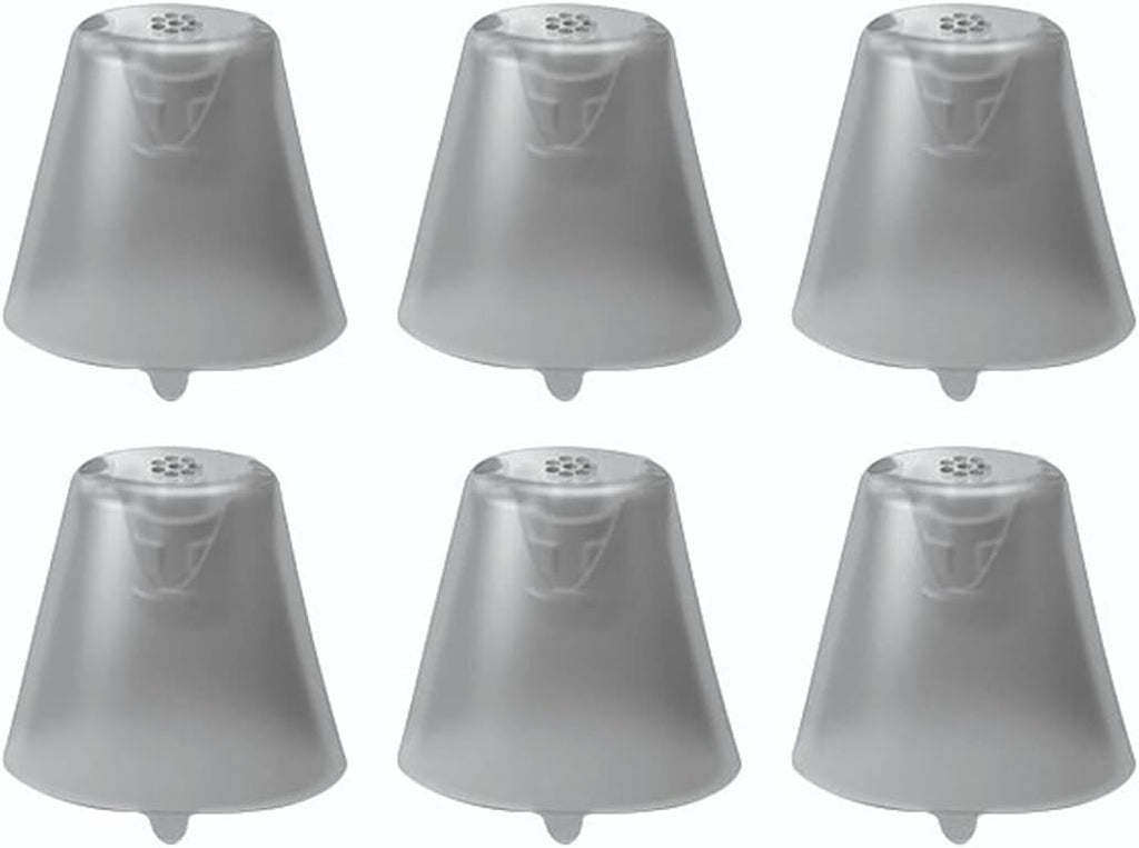 FCS Pack of 6 Click Sleeve for Siemens Signia Run/Prompt/Intuis Click-CIC/ITC and RIC Hearing Aid (Closed-Small).