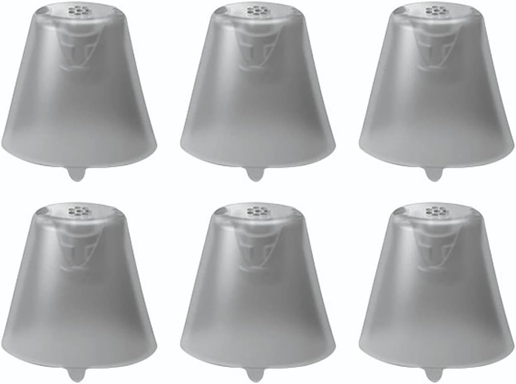 FCS Pack of 6 Click Sleeve for Siemens Signia Run/Prompt/Intuis Click-CIC/ITC and RIC Hearing Aid (Closed-Small).