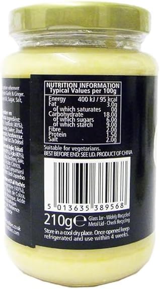 KTC Garlic & Ginger Paste 210g (Pack of 3)
