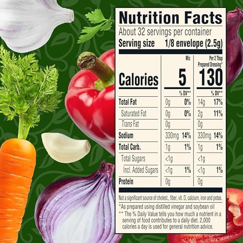 Good Seasons Zesty Italian Dressing & Recipe Seasoning Mix (24 Ct Pack, 0.6 Oz Packets)