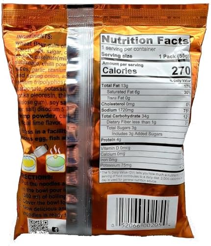 Generic MAMA Instant Ramen Noodle Shrimp Creamy Tom Yum, 1.94oz each (Pack of 30)
