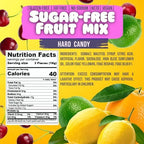 SweetGourmet Sugar-Free Assorted Fruits Hard Candy | 4 Flavors | 2 Pounds