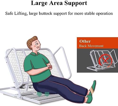 Electric Bed Backrest with Rails and Remote Control, Adjustable Sit-Up Backrest Aid for Elderly, Pregnant Women, for Acid Reflux, Postoperative and Snoring Relief