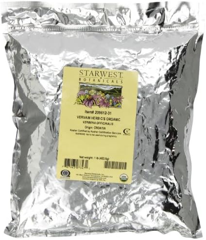 Starwest Botanicals Vervain Herb Cut/sifted, 1-Pound
