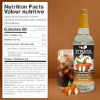 Syruvia Almond Syrup, Natural Flavors, Syrup for Drinks, Lattes, and Desserts – 25.4 fl oz