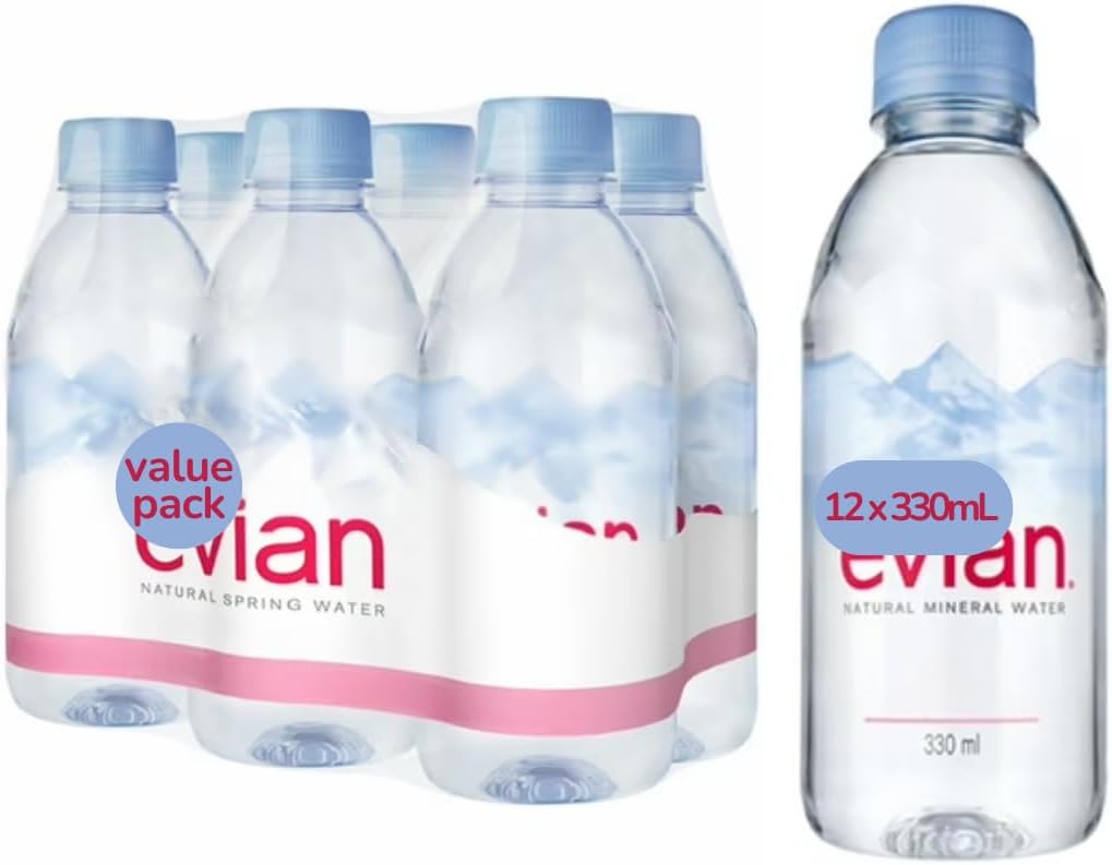 Natural Spring Water – 12 Pack of 11.2 fl oz Bottles – Mineral-Rich, Crisp and Refreshing – Purified at the Source – BPA-Free Bottles for On-the-Go Hydration