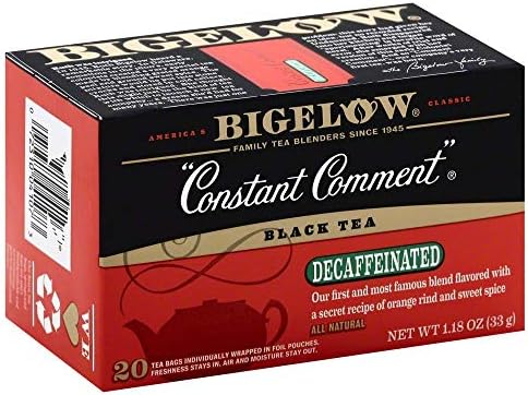 Bigelow Constant Comment Decaf Tea 1.18 OZ(Pack of 2)