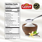 Gefen Vanilla Sugar, 12oz, (2 Pack), Resealable Container, Measuring Scoop Included
