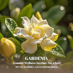Gardenia Essential Oil (4 fl.oz Bottle + 0.34 fl.oz Roll-On) — Gardenia Oils for Aromatherapy, Diffusers, Humidifiers, Home fragrances, DIY Skincare, Candle, Soap Making, Relaxation,