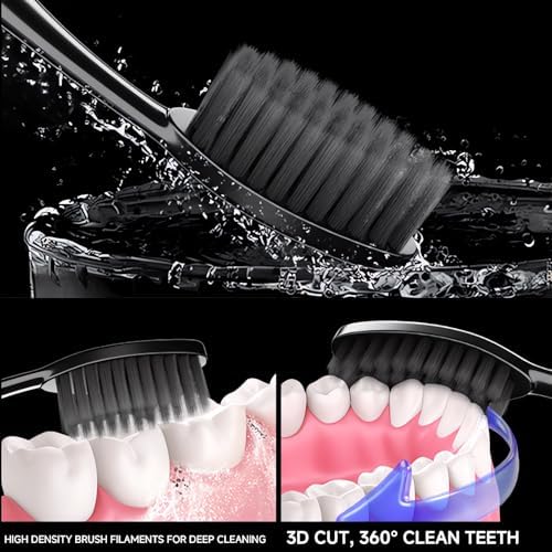 150 PCS Individually Wrapped Bulk Toothbrush Pack, Disposable Soft Bristle for Adult or Kid, Ergonomic Handle, Perfect for Travel, Hotel, Donation