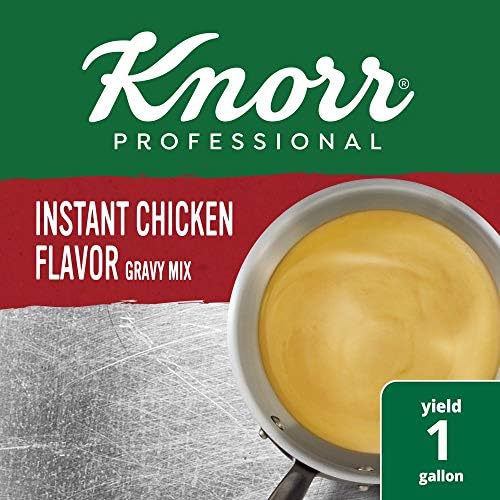 Knorr Professional Chicken Gravy Mix, Gluten Free, No Artificial Flavors or Preservatives, Colors from Natural Sources,1 lb, Pack of 6