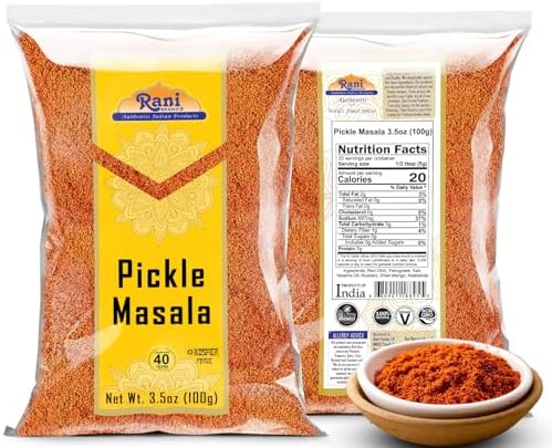 Rani Pickle (Achar) Masala Indian Spice Blend 3.5oz (100g) ~ All Natural | Vegan | Gluten Friendly | NON-GMO | No colors | Indian Origin