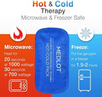 LotFancy Gel Ice Packs, 2pc Reusable Hot Cold Pack for Therapy, Heating Cooling Gel Pad, Pain Relief for Face, Head, TMJ, Wisdom Teeth, Oral Facial Surgery, Sport Injuries, Migraine, Muscle Joint