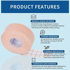 1 Rolls Self Adhesive Tape for Bandages,Durable Compression Bandage,First Aid Tape,Athletic Tape,Sports Tape,Athletic Waterproof,Non-Woven Bandage (0.88IN)
