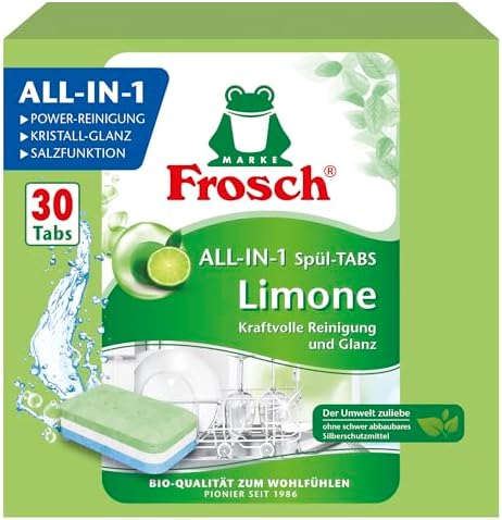 Frosch dishwashing tabs 30's Lime