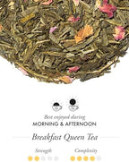 TWG Tea | Breakfast Queen Tea | Green Tea | Rose Petals | Haute Couture Tin, 100g | Gift Set