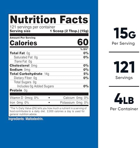 Nutricost Maltodextrin Powder 4LBS - Gluten Free, Non-GMO