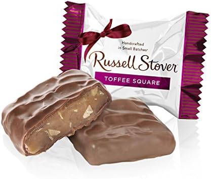 Russell Stover Milk Chocolate Toffee Squares Peg Bag, 5.4 Ounce