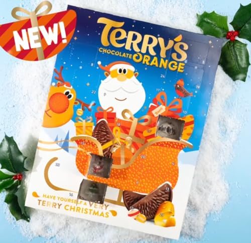 Terry's Chocolate Oranges Advent Calendar - Delicious Tasting Treats and Fun for the Whole Family - Have Yourself a Very Terry Christmas
