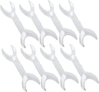 Angzhili 8 Pcs Dental Intraoral Cheek Lip Retractor,Cheek Retractors Opener Mouth Opener Double Head T-Shape Dental Orthodontic Tool Surgical Retractor (Large, Clear)