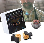 Mustache Training Wheels, Handlebar Moustache Training Wheel Men Mustache Styling Template Beard Shaping Tool For For Create Mustache (Black)