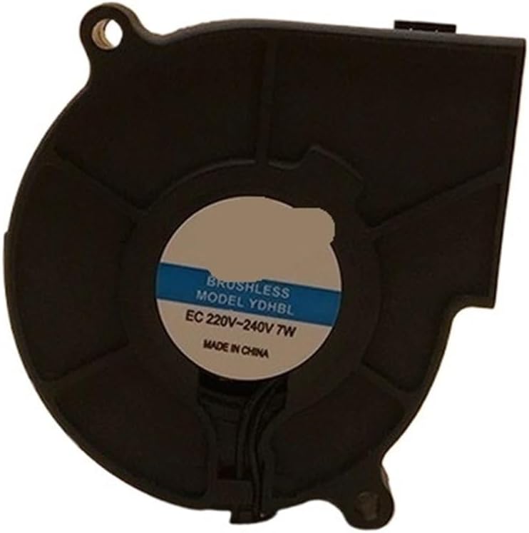 Ec7530 Turbine Blower Double Ball Bearing Lead 110V 220V Chassis Centrifugal Industrial Cooling Fan(110v)