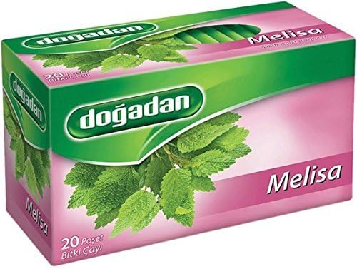 Dogadan Melissa Herbal Tea, 3 Pack (Each 20 Tea Bags x 3) by Dogadan