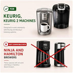 Fabula USDA Organic Coffee Pods for Keurig, Keurig 2 Machines, Medium Roast, Low Acid Coffee K-Cups, 24 Ct, Single Origin - Mold Free - Fair Trade - Non-GMO Kcups, Compostable, Biodegradable