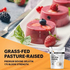 It's Just - 100% Gelatin Powder (2lb) Unflavored, Heavy Metal Tested, Grass-Fed Bovine (Beef) Source, Non-GMO, Keto Friendy, Perfect for Marshmallows, Gummies, Desserts, 32oz