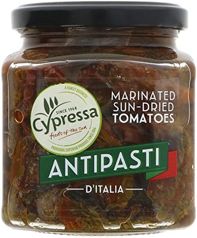 Cypressa Marinated Sun-Dried Tomatoes 280g (Pack of 6)