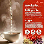 WOTIHA 60 Count Premium Goji Berry Tea Bags - 100% Natural, Restore Passion & Digestion Support, Immune & Antioxidant Boost, Additive-Free, Sugar-Free, Vegan Non-GMO.