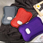 The Electric Heat Pack with Waist Belt，Portable Hot Water Bag，Soothing Heat relieves Back Pain,Cramps,Arthritis,Warms Hands and Tummy,Electric Hot Water Bottle。 (Color : Gray)