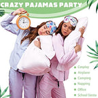 6 Pcs Hawaiian 3D Eye Mask - Contoured Floral Sleep Mask with Adjustable Straps for Women & Men - Blackout Sleeping Travel Nap Gift