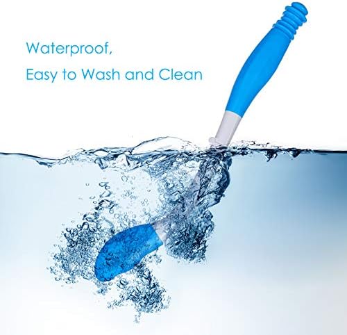 Self-Assist Toilet Aids Tool, 15.6in Long Handle Foldable Toilet Aid Wiper Comfort Bottom Wiper Toilet Aid Helper for Elderly, Pregnant Women, Injured Person