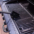 Norpro Heavy Duty Grill Brush with Scraper and Scour Pad, 14.5", Nylon Bristles