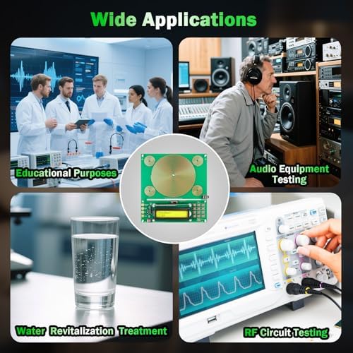 Adjustable Frequency Generator for Healing | Schumann Resonance Pulse Generator 7.83Hz Nature Sine Wave Resonator Sound Frequency Devices for Sleep Therapy(0.01Hz-200000Hz)