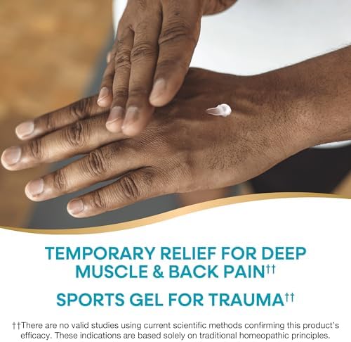 Nature's Way Boericke & Tafel Sports Gel, Relief for Deep Muscle, Joint, Tendon, & Back Pain and Inflammation, Homeopathic, 2.5 oz