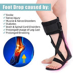 Medical AFO Foot Drop Brace Ankle Foot Orthosis Drop Foot Stabilizer Support for Walking with Shoe for Men and Women for Stroke, MS, Hemiplegia Foot Drop, ALS (Large-Right)