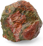 XIANNVXI Unakite 1.8-2.2" Large Raw Crystals and Healing Stones Natural Rough Crystal Rocks Tumbling Cabbing Polishing Fountain Rocks 1PCS