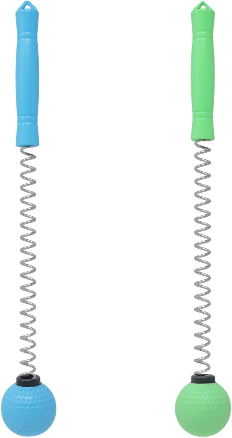 yueton 2PCS Massage Ball Hammer Silicone Spring Massager Golf Massage Hammer Multifunctional Massage Hammer Meridian Tapping Fitness Hammer for Body Massage Equipment