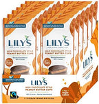 Lily's Sweets Milk Chocolate Style Peanut Butter Cups by | Stevia Sweetened, No Added Sugar, Low-Carb, Keto-Friendly, Gluten-Free & Non-Gmo | 12 Pack, 2 Cups per Pack