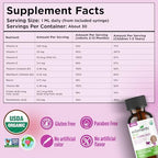 Wellements Organic Baby Multivitamin Drops (1 Fl Oz) - Cherry Flavor Liquid Multivitamins for Infants & Toddlers (2 Months+) - Toddler Vitamins for Immune Support*, Healthy Growth & Bone Development*