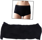 Beaupretty 10Pcs Mesh Underpants for Maternal Care Pure Cotton Disposable Briefs for Postpartum Pregnancy Soft Breathable Womens Underwear for Travel Daily Use Black Color