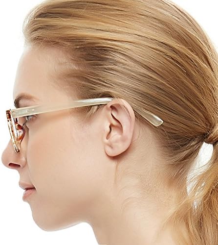 OCCI CHIARI Lightweight Designer Acetate frame Stylish Reading Glasses For Women (5006-Yellow*2, 1.5)