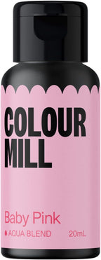 Colour Mill Aqua Blend Water-Based Food Coloring, 20 Milliliters Baby Pink