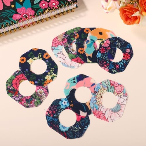 25pcs Sensor Covers for Libre 2/1, Spring Flower Style Sensor Stickers Waterproof & Sweatproof Pre-Cut Monitor Patch Long Stay for CGM Sensors Tape Adhesive Patches Accessories (5 Styles)